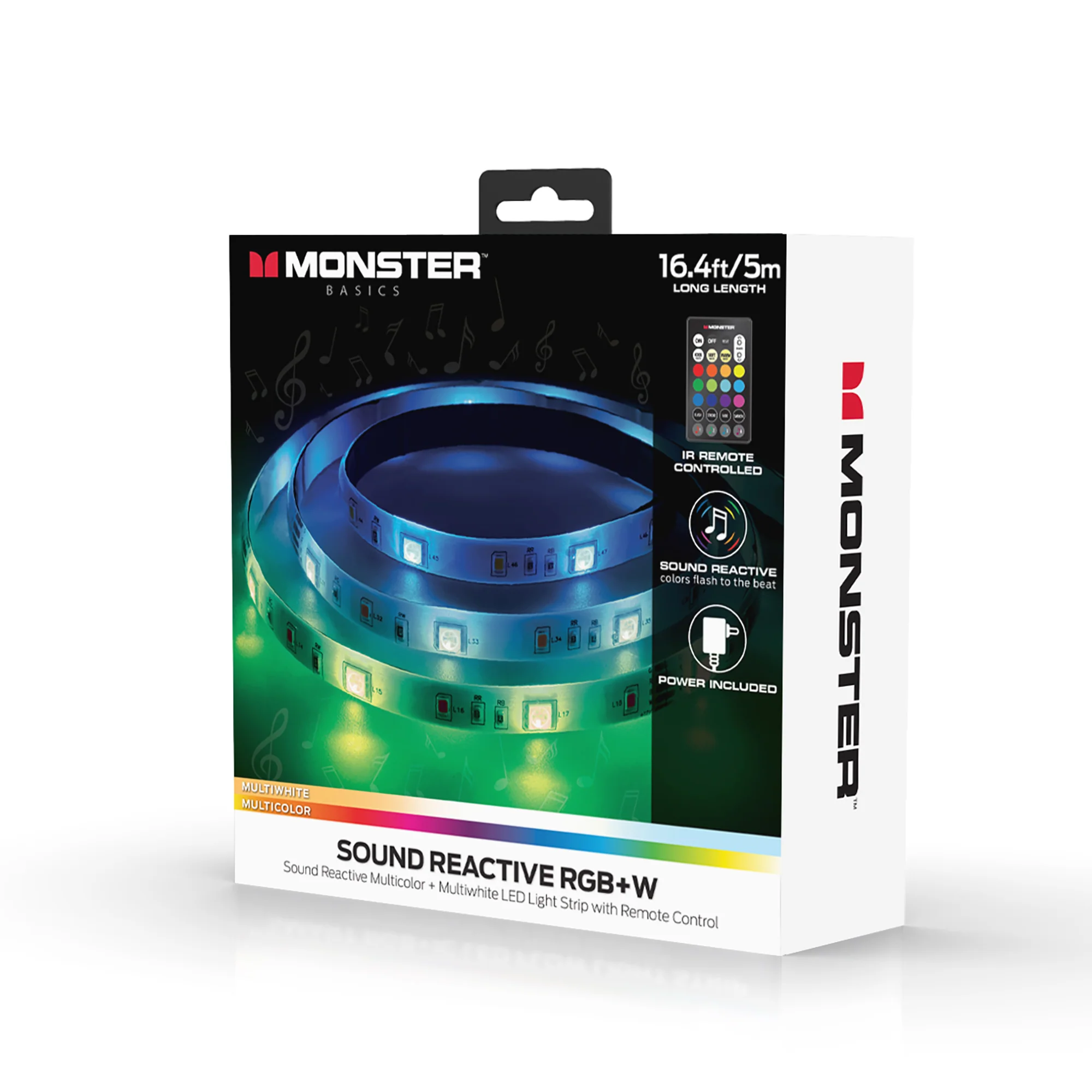 Sound Reactive RGBW Indoor LED Light Strip, Remote Controlled - Image 11